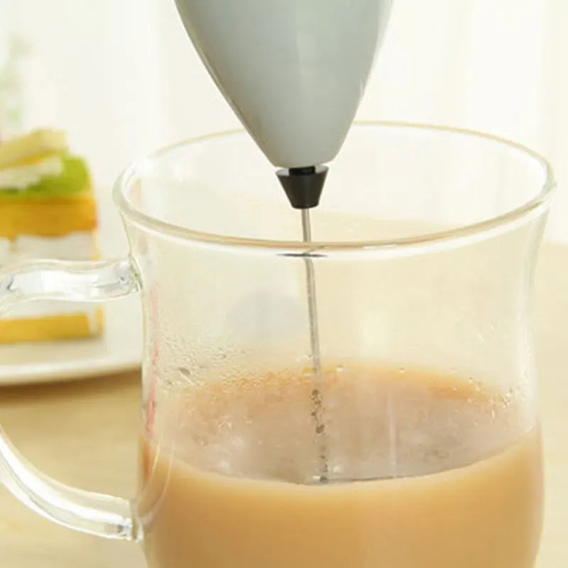 Rechargeable Milk Frother – Handheld Coffee Foamer & Whisk