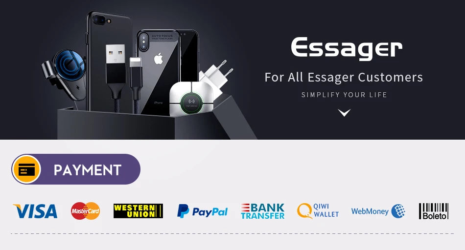 Essager 65W GaN USB-C Fast Charger – Laptop, Tablet & Phone