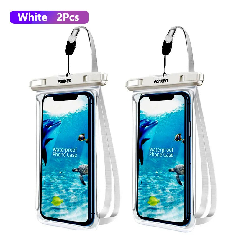 Full-View Waterproof Phone Case – Underwater Photos
