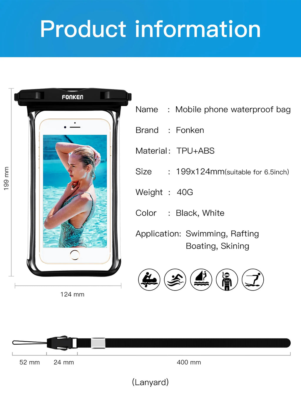 Full-View Waterproof Phone Case – Underwater Photos