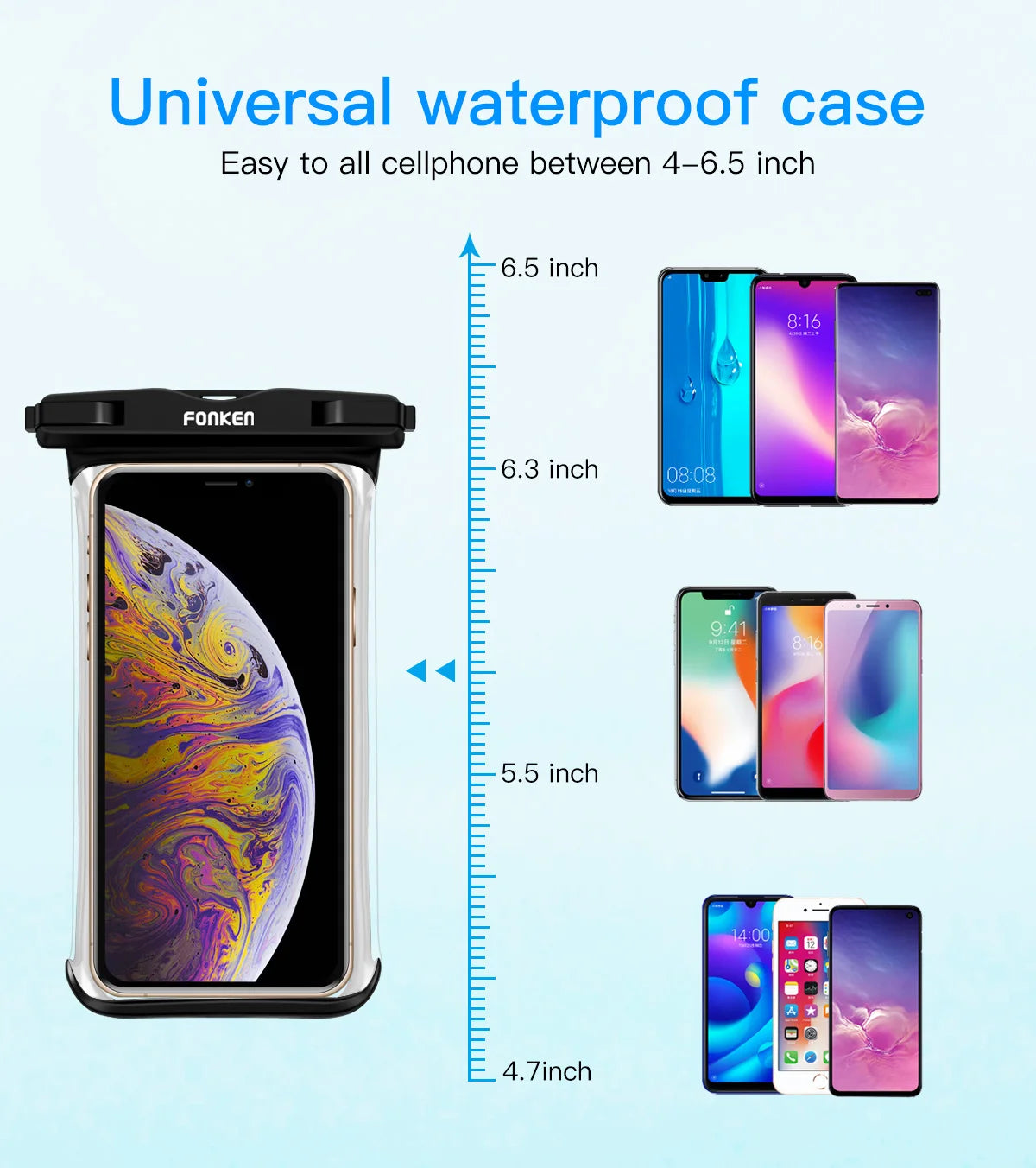 Full-View Waterproof Phone Case – Underwater Photos