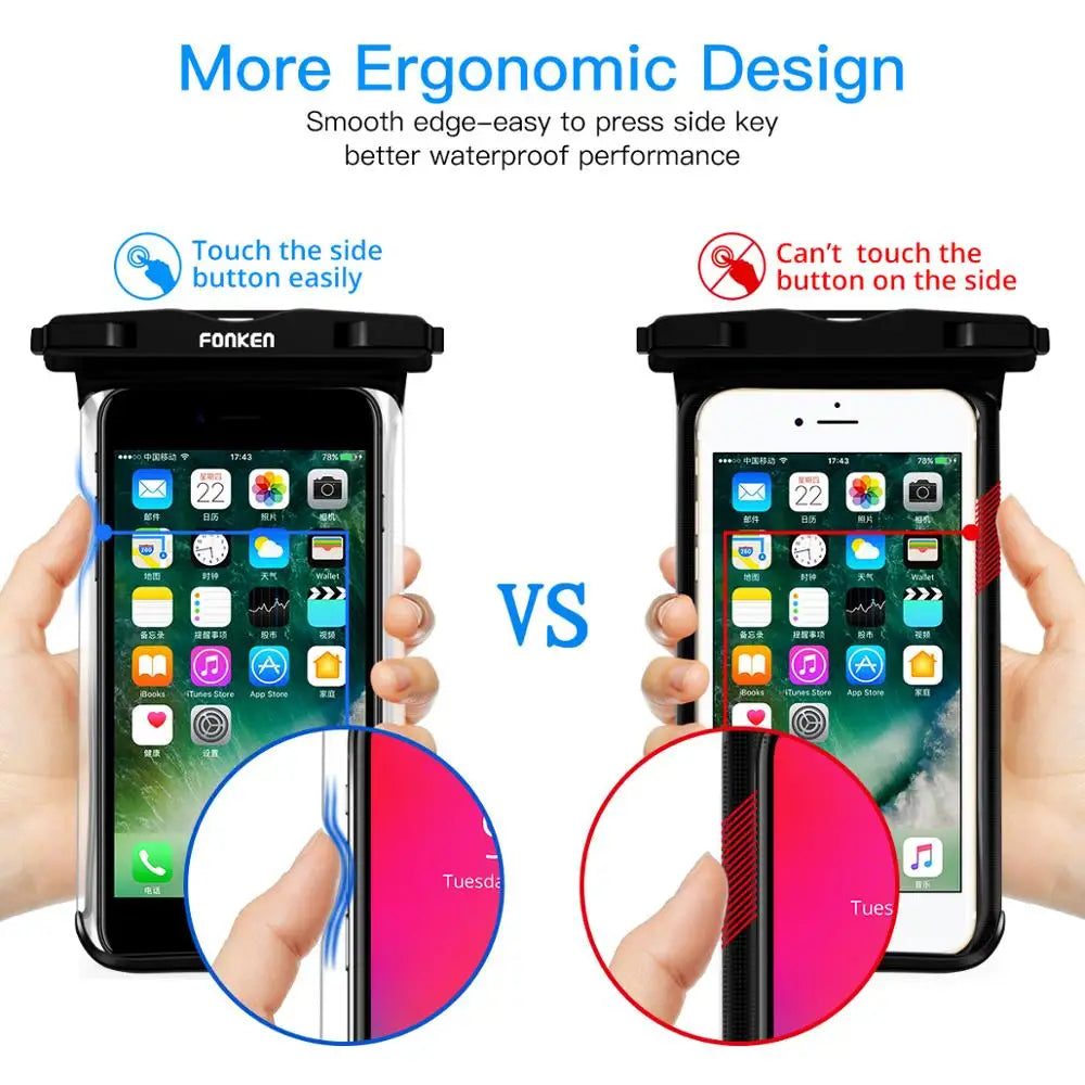 Full-View Waterproof Phone Case – Underwater Photos