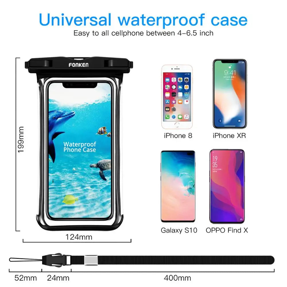 Full-View Waterproof Phone Case – Underwater Photos