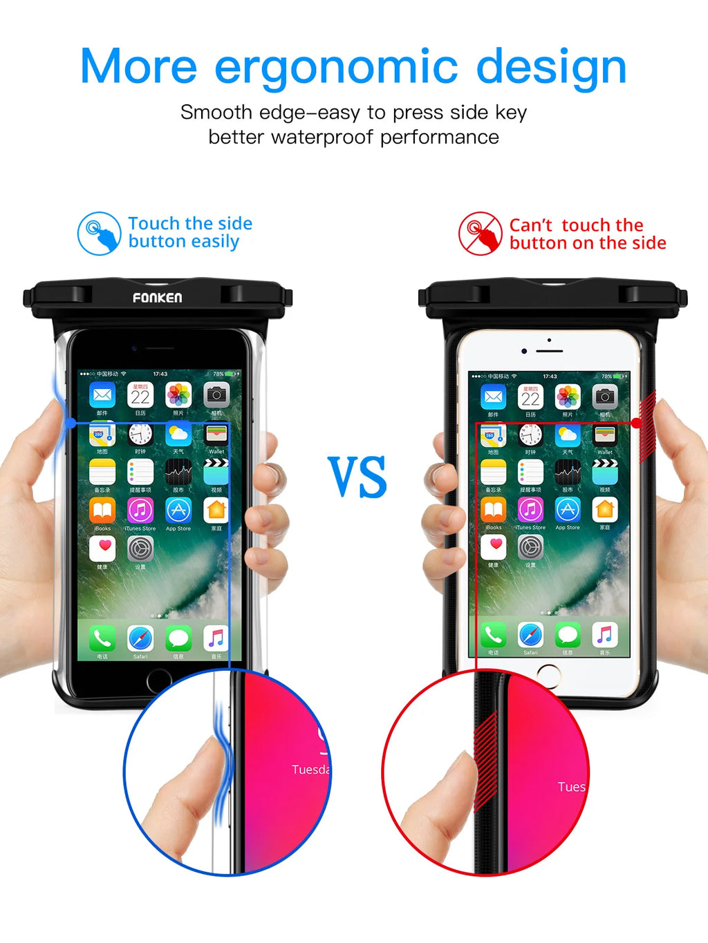 Full-View Waterproof Phone Case – Underwater Photos