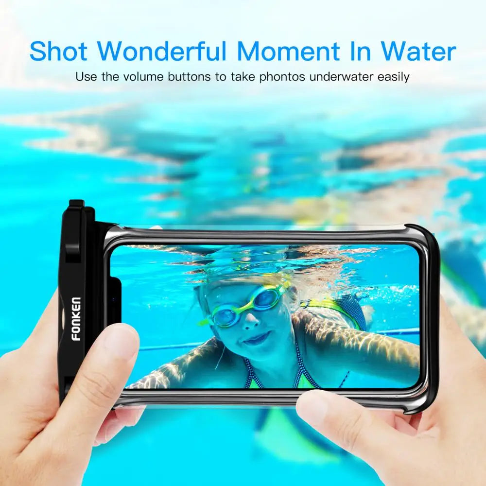 Full-View Waterproof Phone Case – Underwater Photos