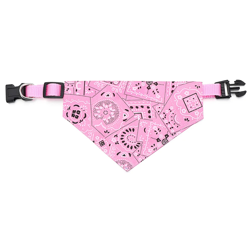 Adjustable Pet Bandana – Washable Scarf for Dogs & Cats