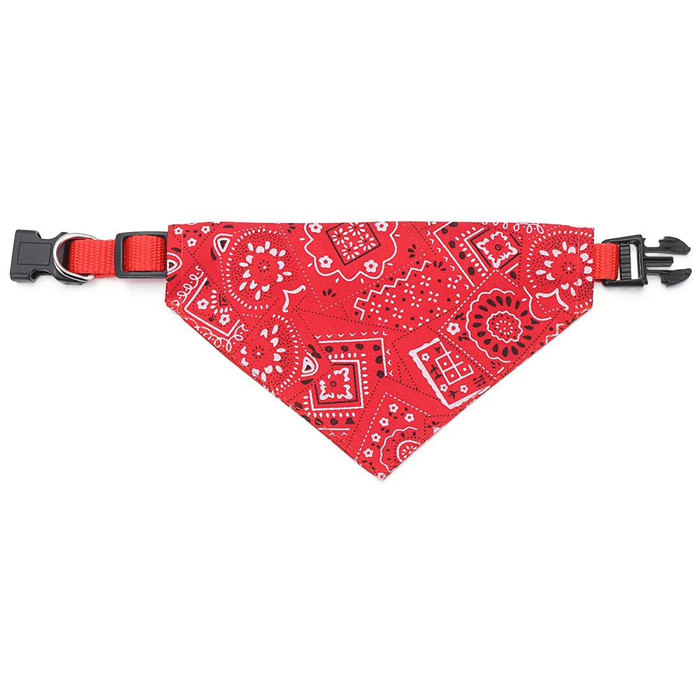 Adjustable Pet Bandana – Washable Scarf for Dogs & Cats