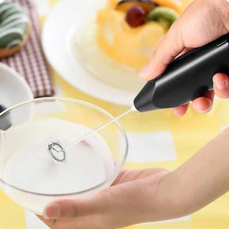 Rechargeable Milk Frother – Handheld Coffee Foamer & Whisk