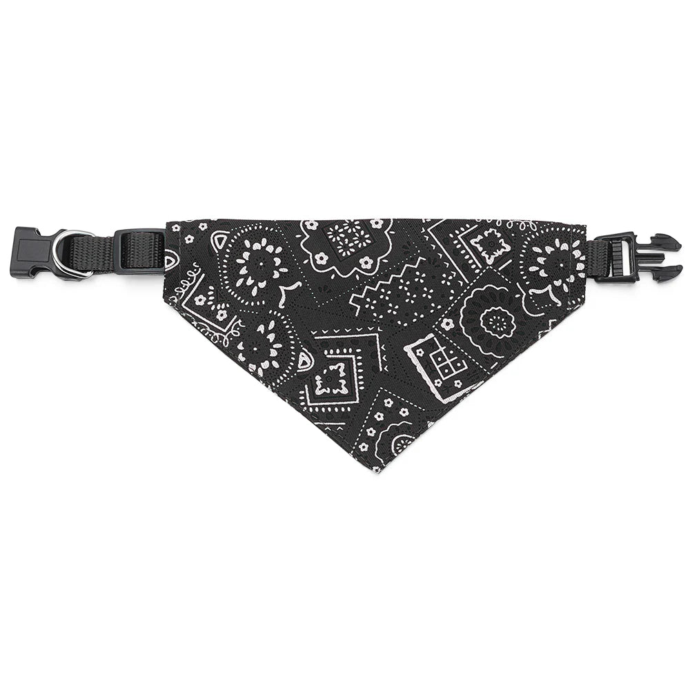 Adjustable Pet Bandana – Washable Scarf for Dogs & Cats