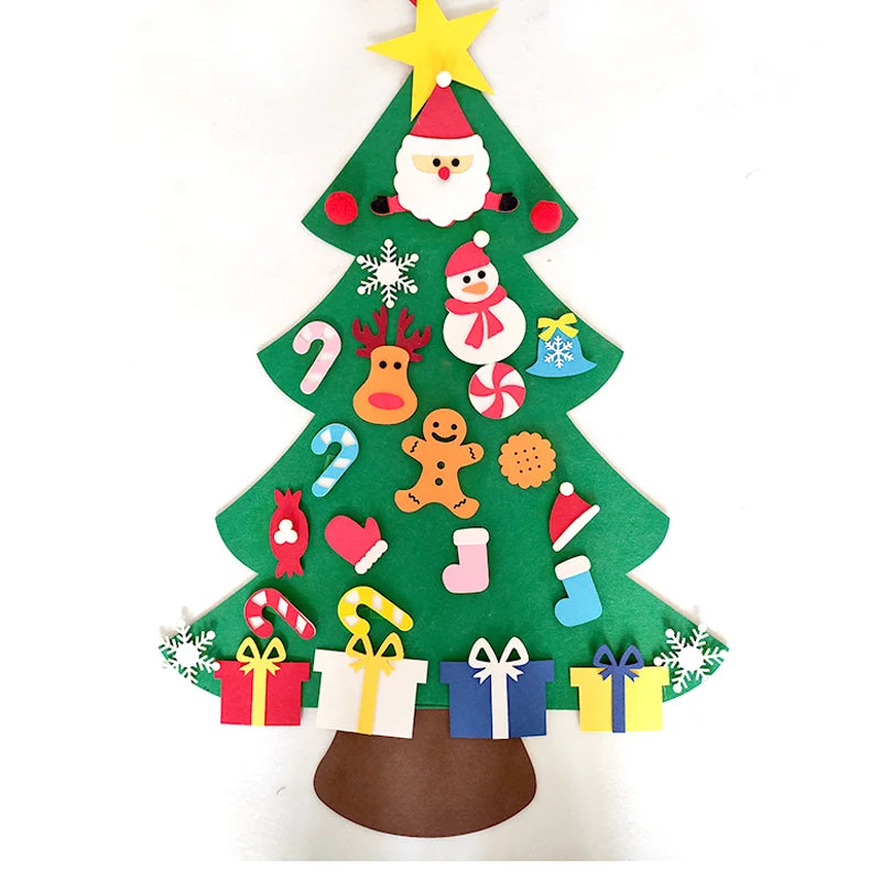 DIY Felt Christmas Tree for Kids – Wall Décor