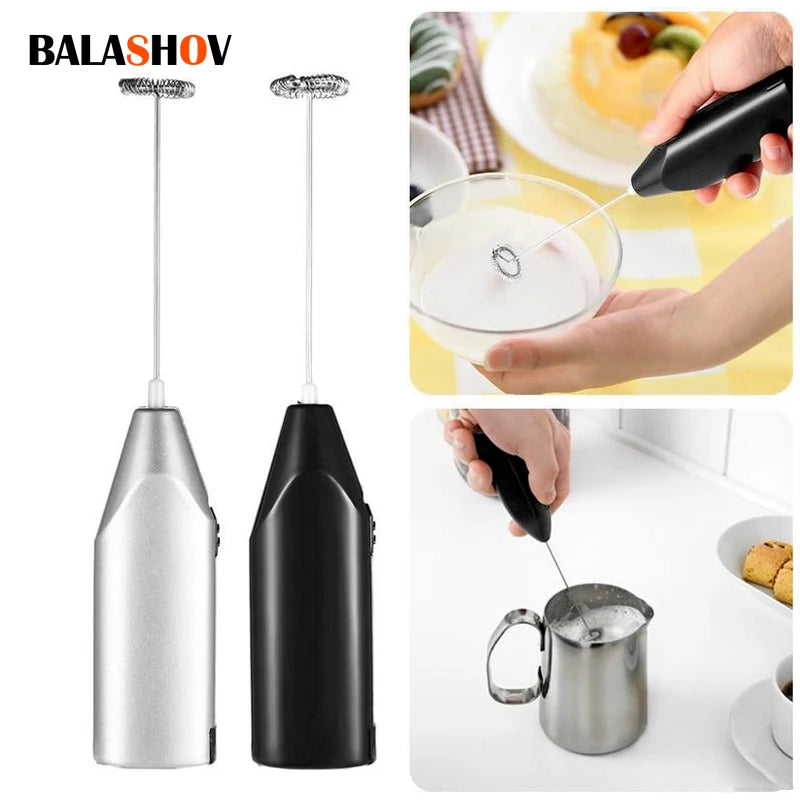 Rechargeable Milk Frother – Handheld Coffee Foamer & Whisk