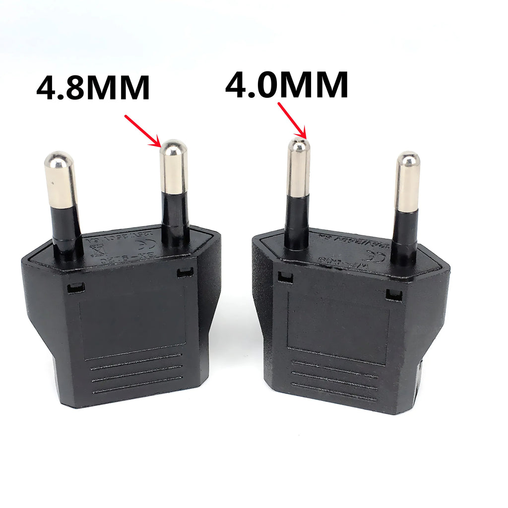 US to EU Travel Plug Adapter – Europe Type C/E/F