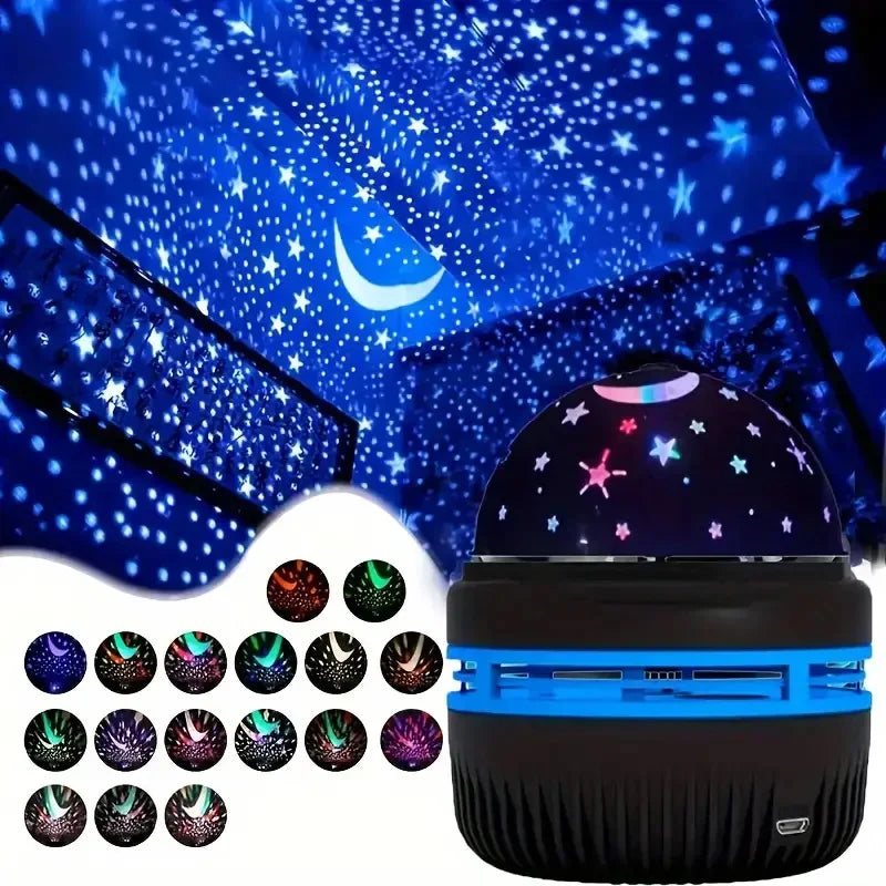 Starry Sky USB Night Light Projector
