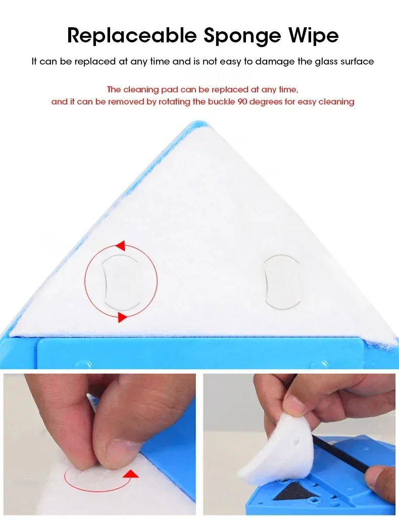 Magnetic Double-Sided Window Cleaner – High-Efficiency