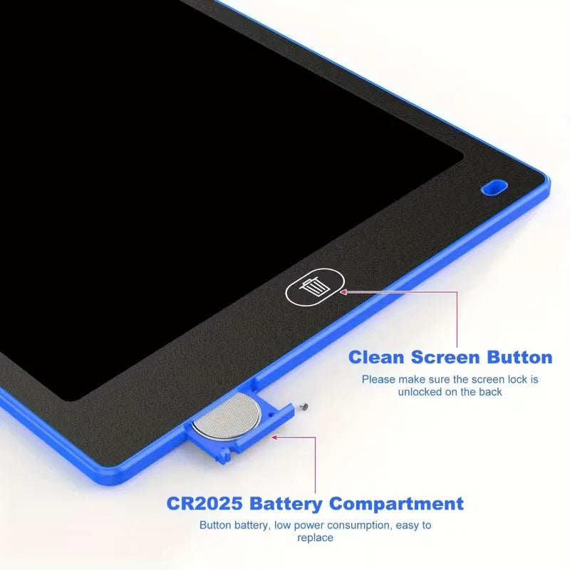 8.5" LCD Writing Tablet – Erasable Drawing Board