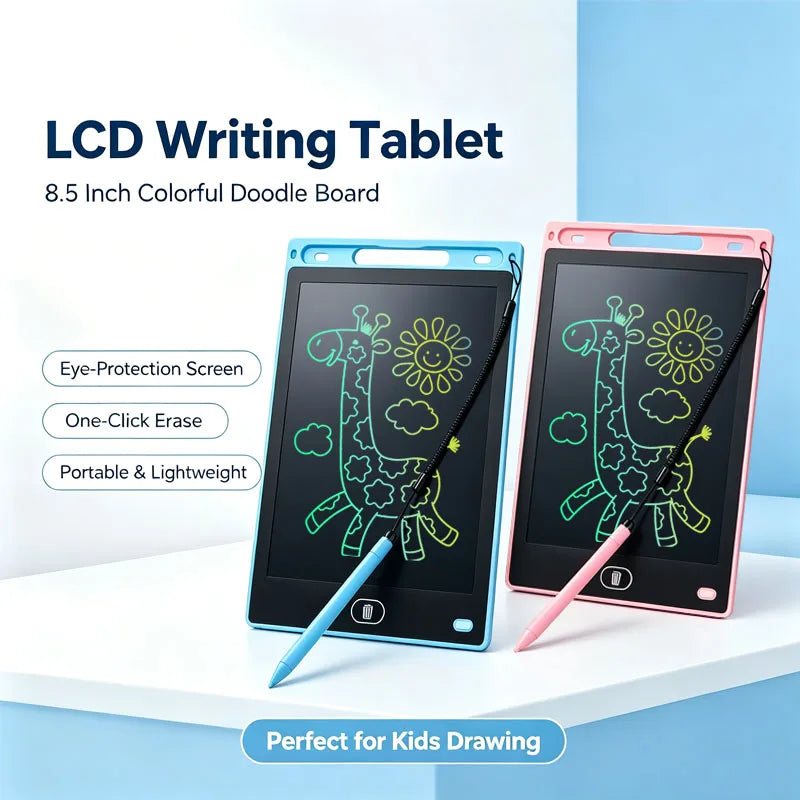 8.5" LCD Writing Tablet – Erasable Drawing Board