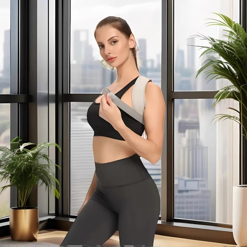 Adjustable Posture Corrector – Upper Back & Shoulder Support