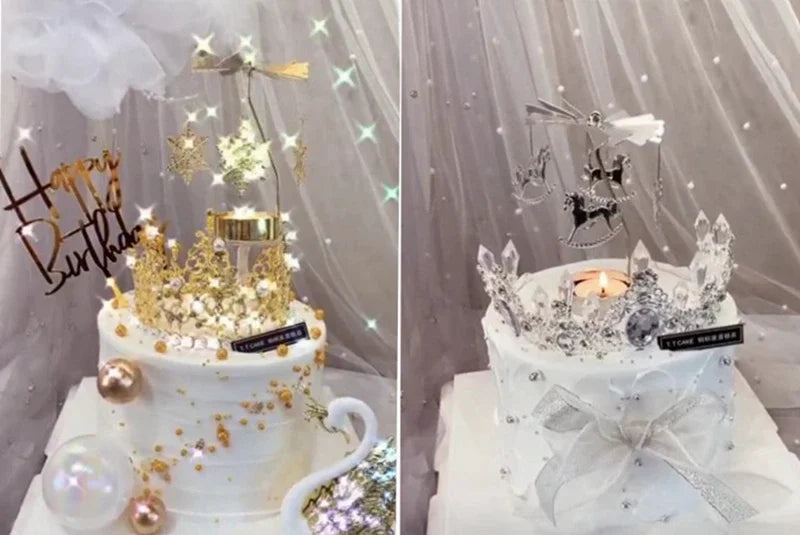Rotating Candle Carousel – Christmas Angel Spinner