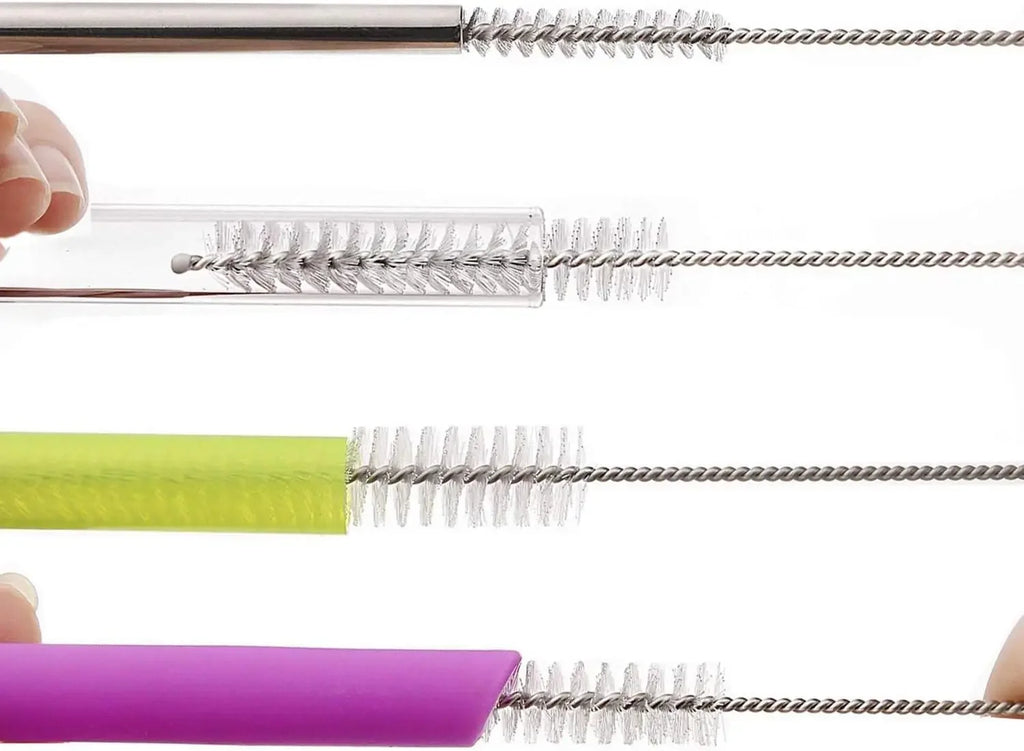 Reusable Straw & Tube Cleaning Brush Kit