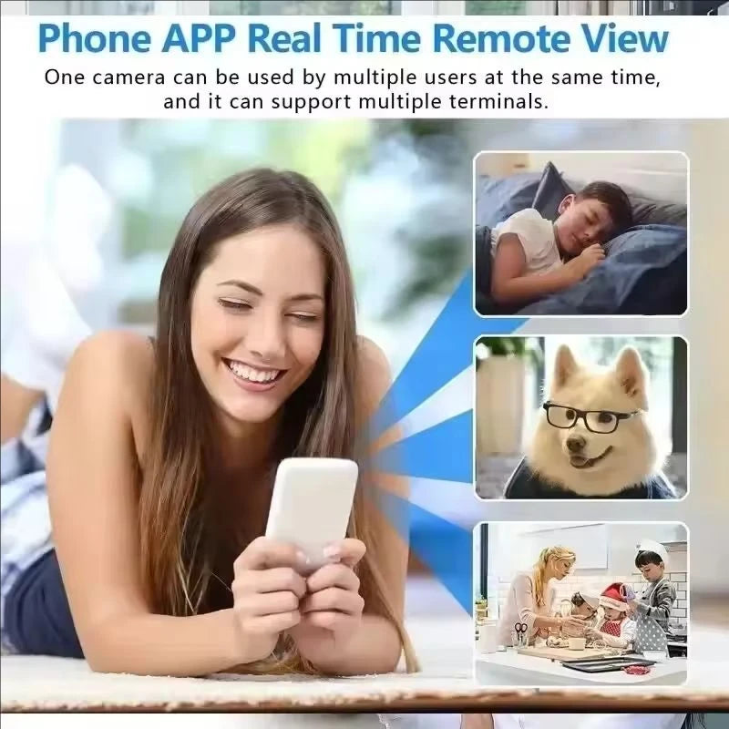 Mini WiFi Security Camera – 1080P, Night Vision, Motion Detection
