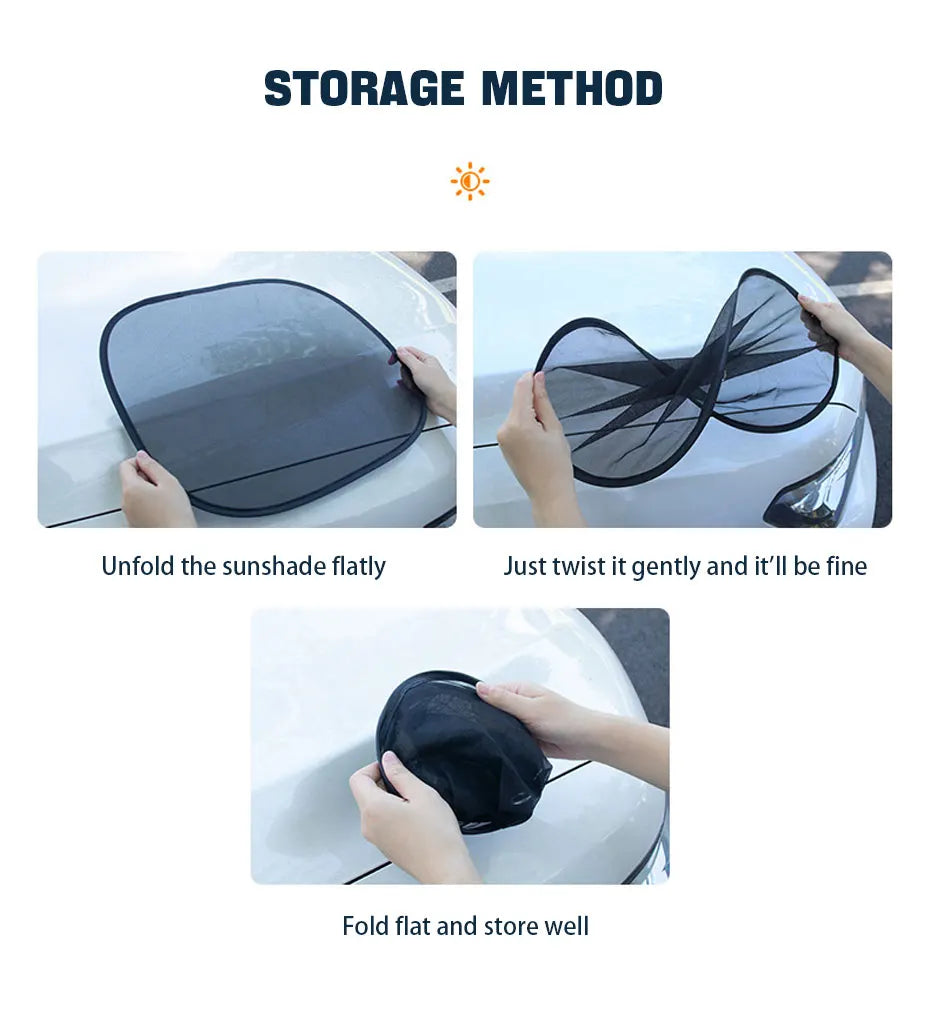 Car Side Window Sun Shades (2 pcs)