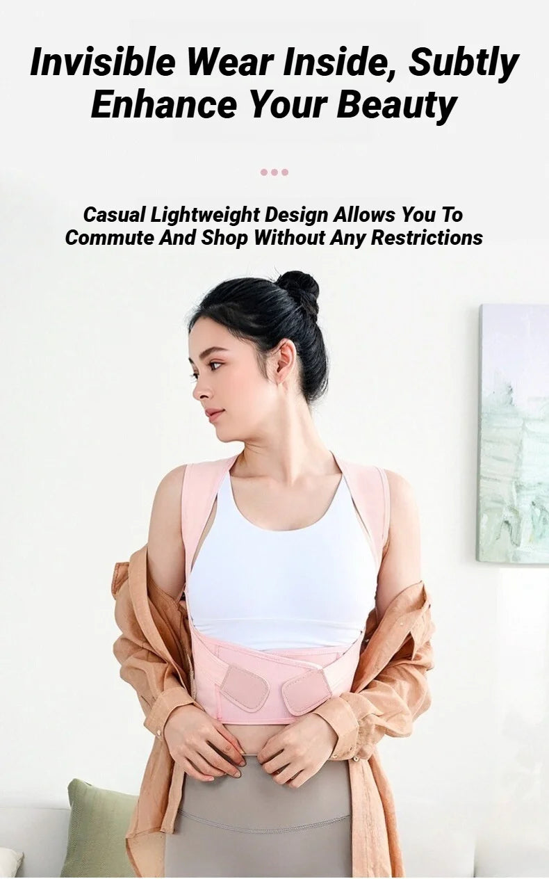 Back Brace Posture Corrector for Women & Men – Breathable