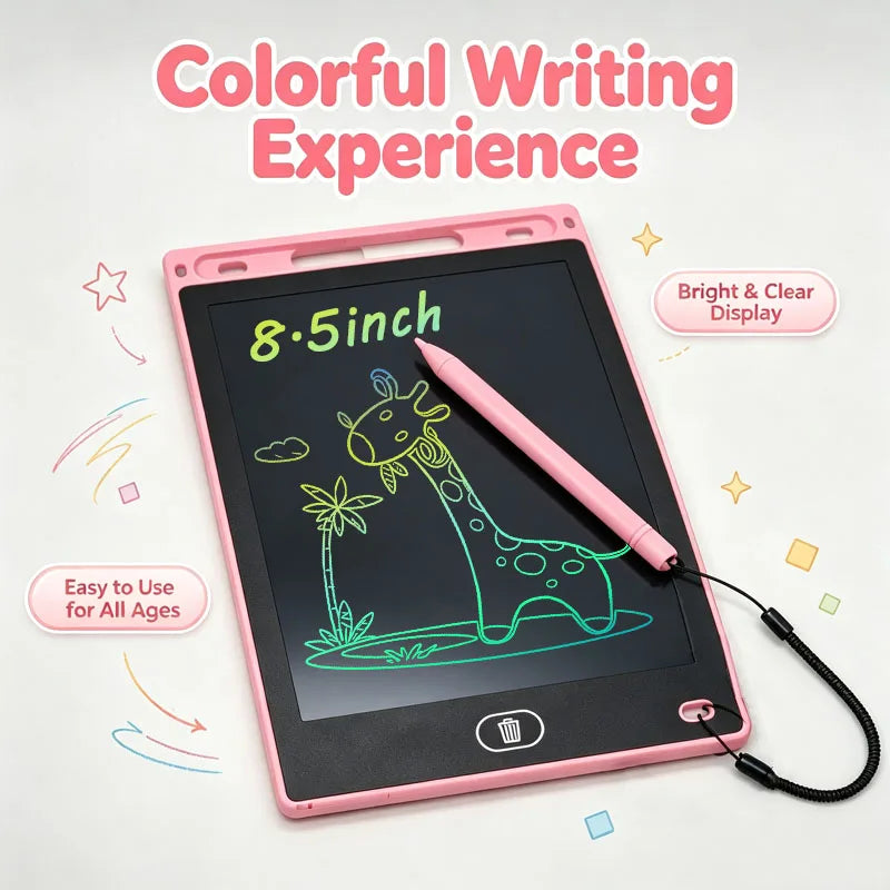 8.5" LCD Writing Tablet – Erasable Drawing Board