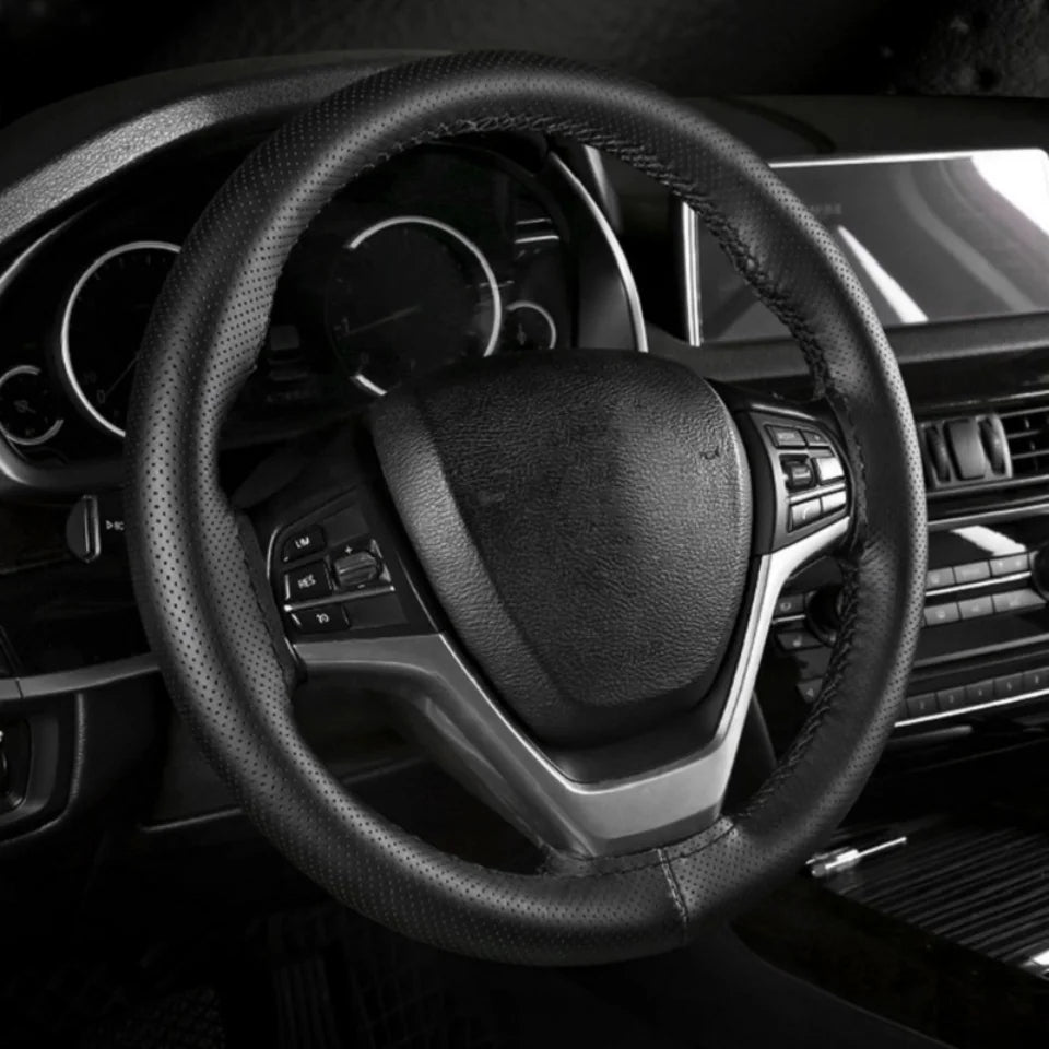DIY Leather Steering Wheel Cover