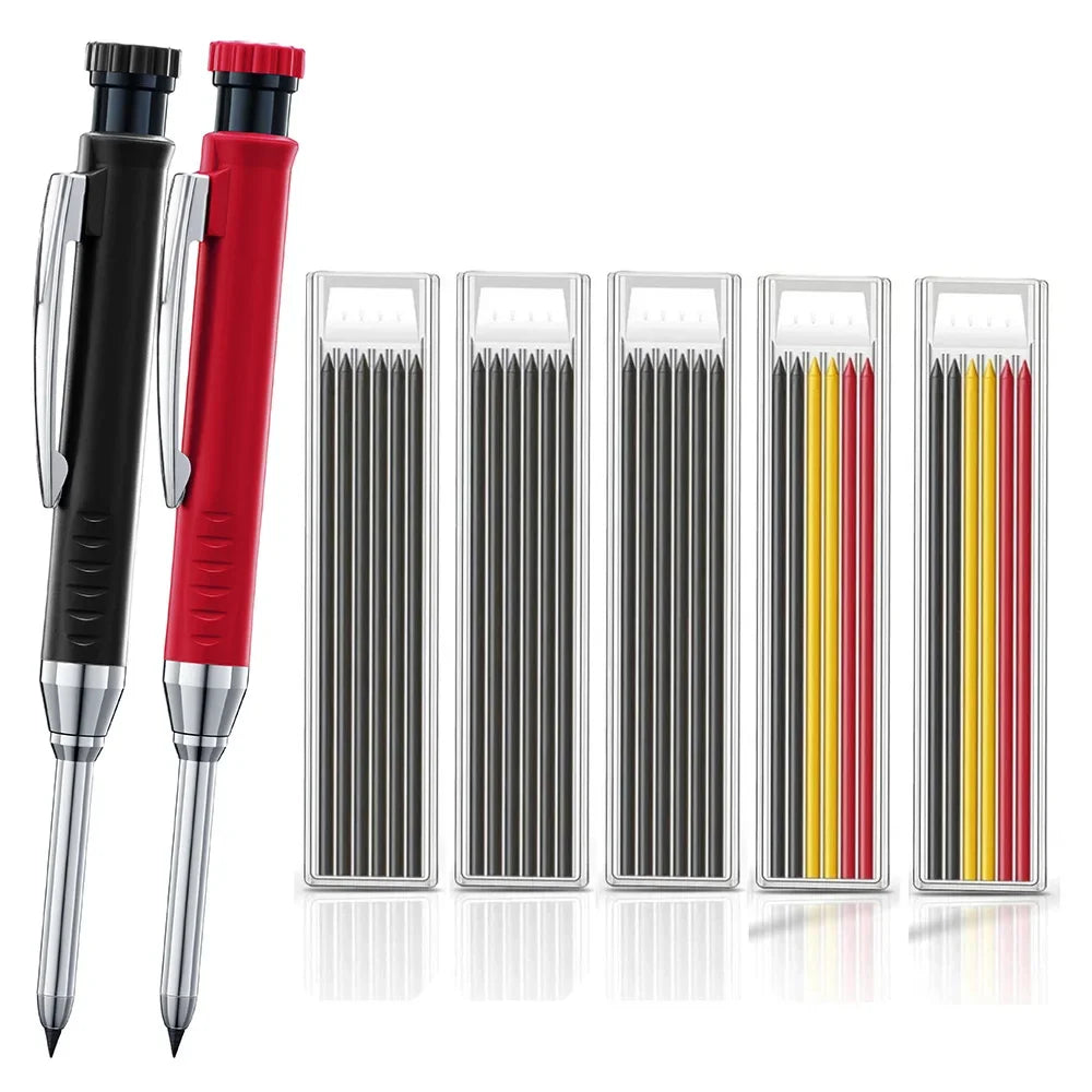 Carpenter Mechanical Pencil with Built-In Sharpener