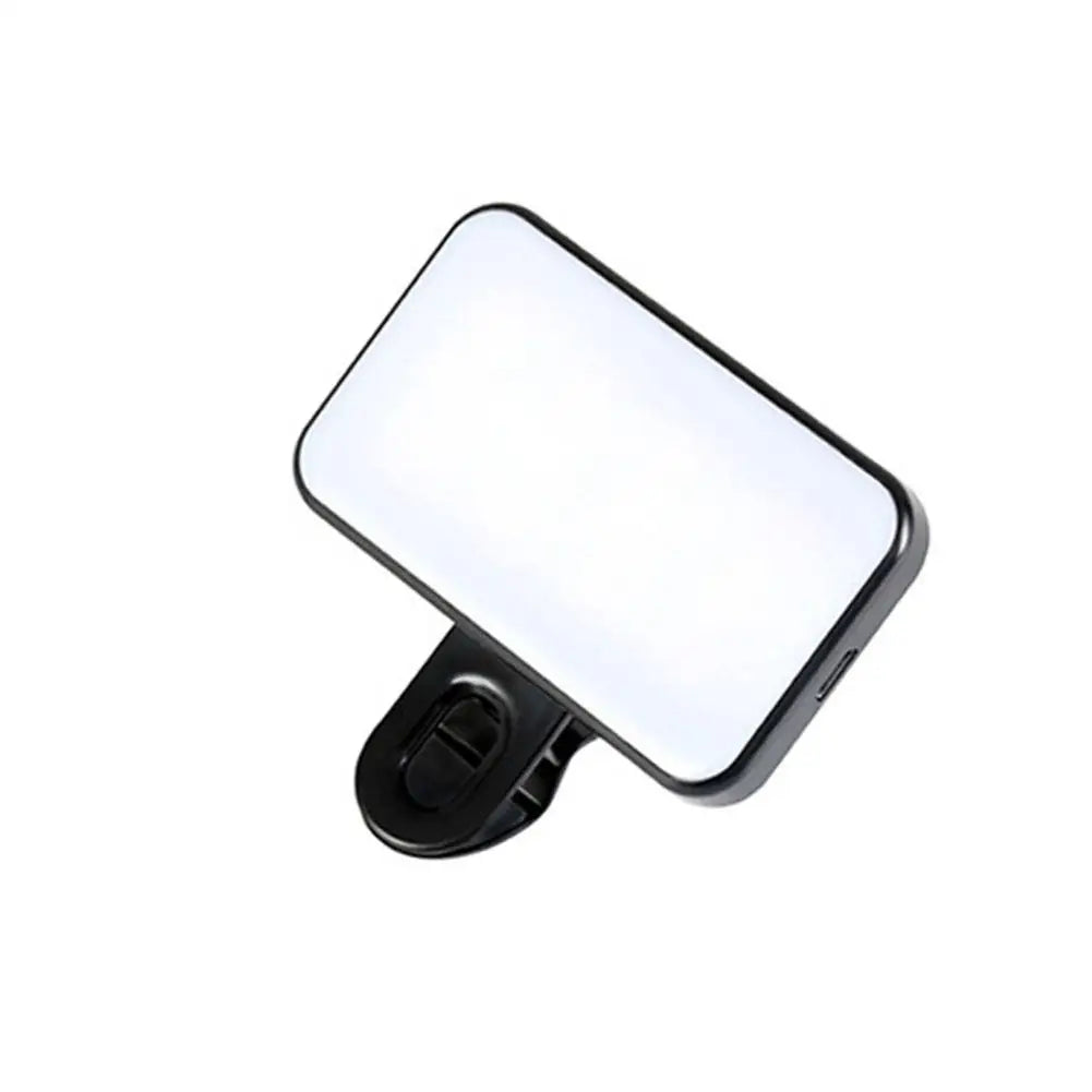 Clip-On Selfie Fill Light – 3 Modes, Rechargeable