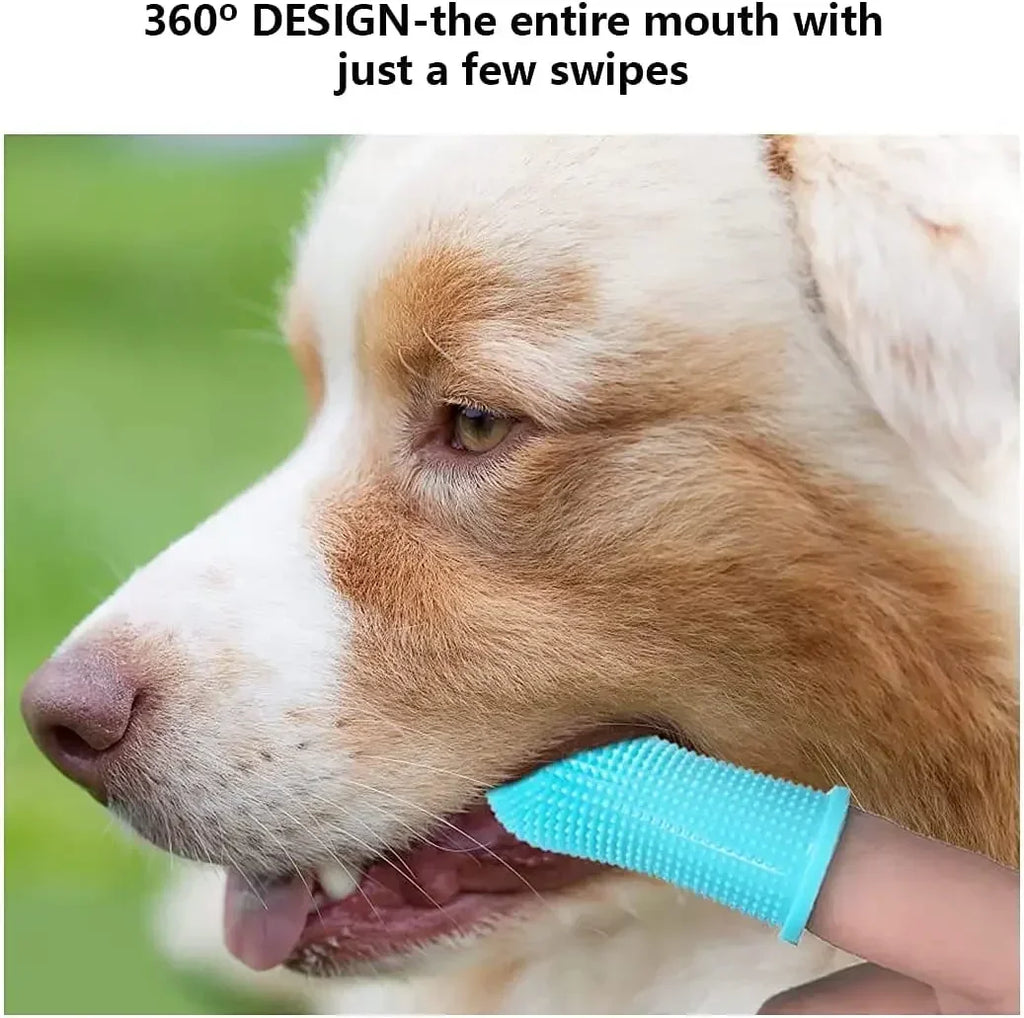 Pet Finger Toothbrush Kit – Soft Silicone