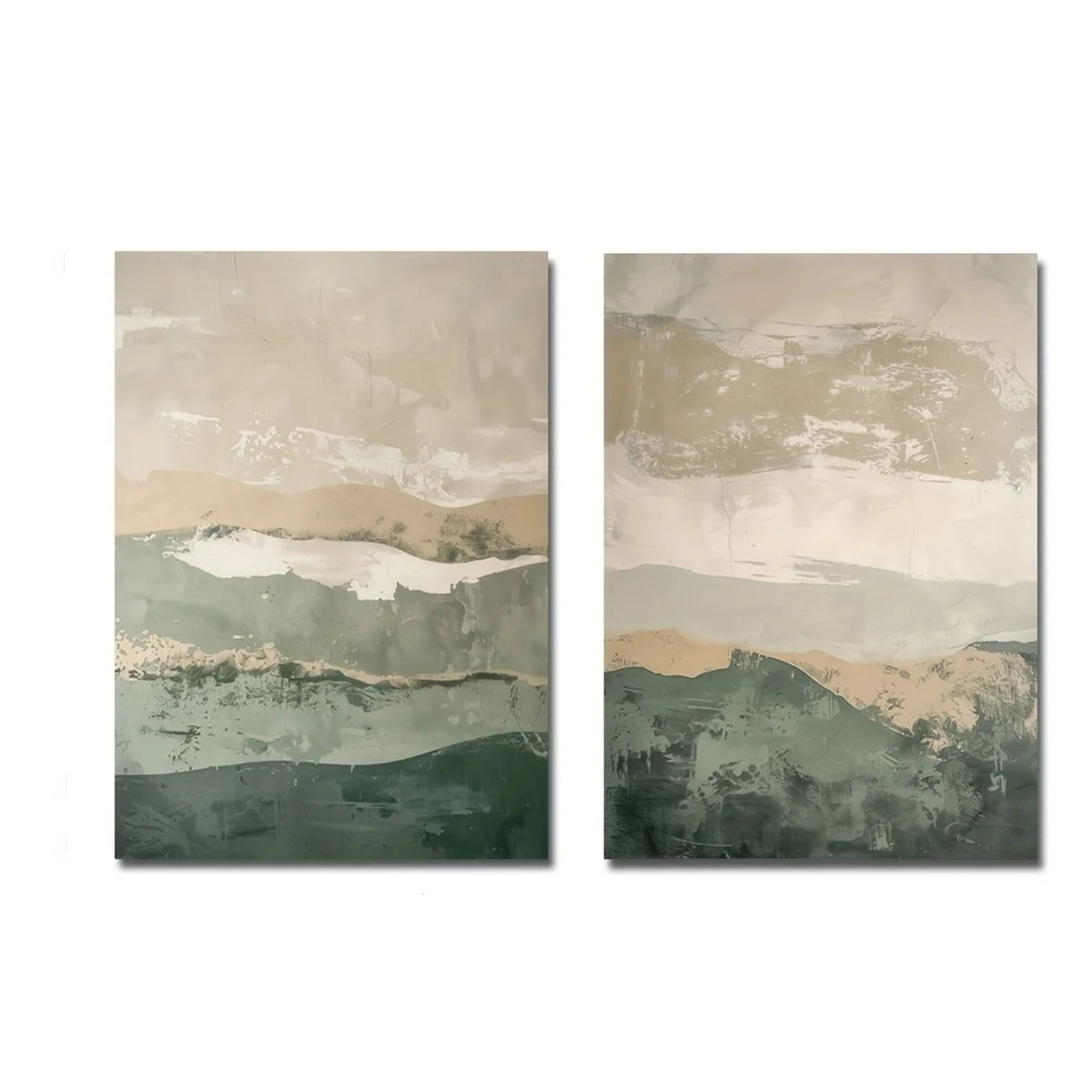 Abstract Mountain Canvas Wall Art (Set of 2)