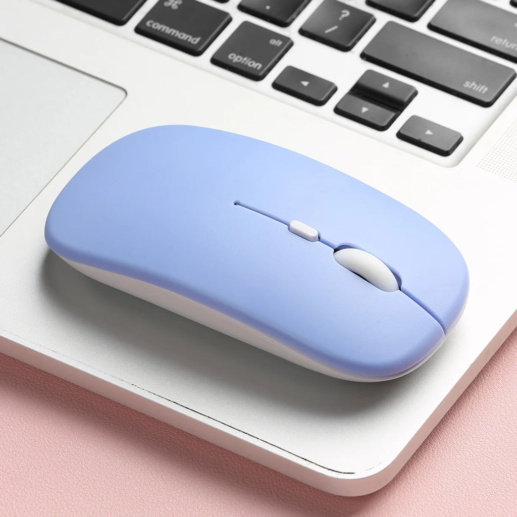 Silent Wireless Bluetooth Mouse – Slim & Portable
