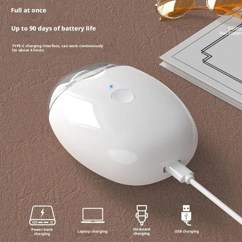 Electric Baby Nail Trimmer with LED Light – Safe & Quiet