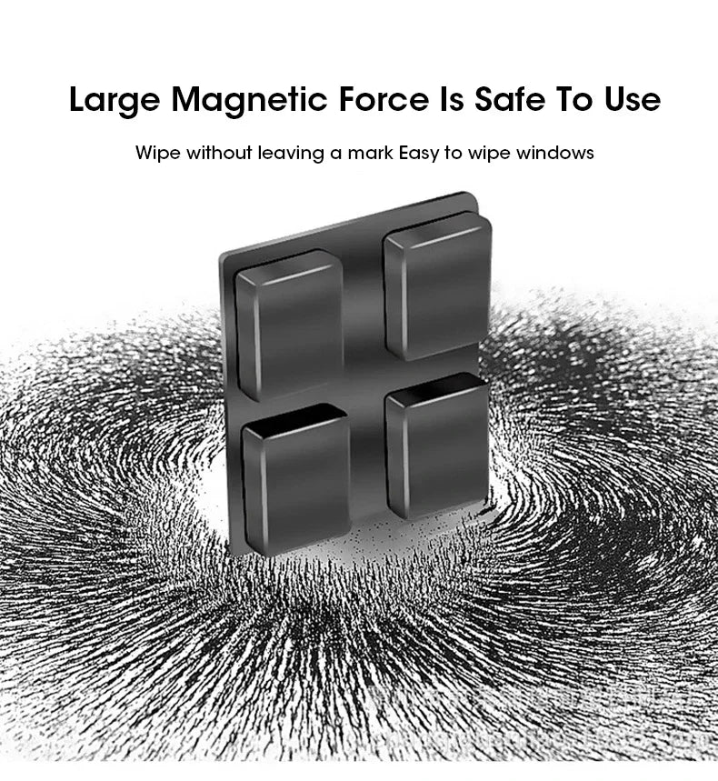 Magnetic Double-Sided Window Cleaner – High-Efficiency