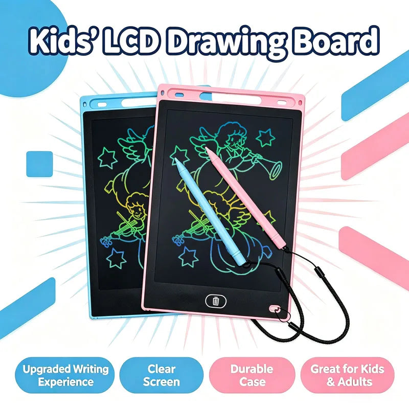 8.5" LCD Writing Tablet – Erasable Drawing Board