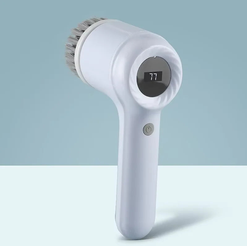 5-in-1 Electric Spin Scrubber – Bathroom & Tile Brush