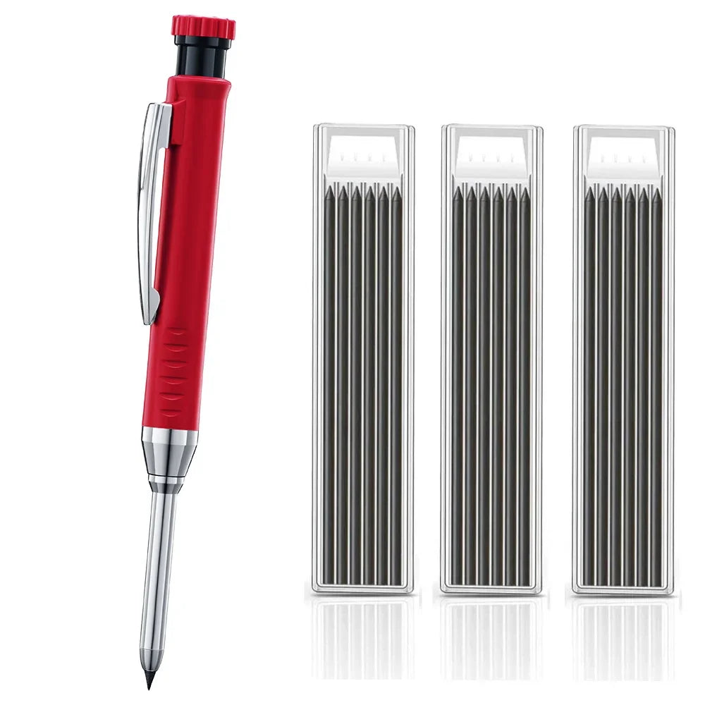 Carpenter Mechanical Pencil with Built-In Sharpener