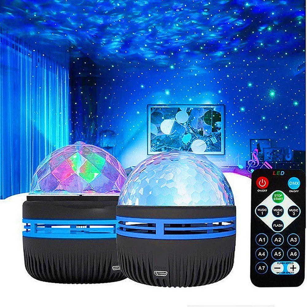 360° Aurora Galaxy Projector Night Light – USB