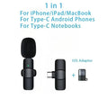 Wireless Lavalier Microphone – Noise Cancelling Mini Mic for Vlogging