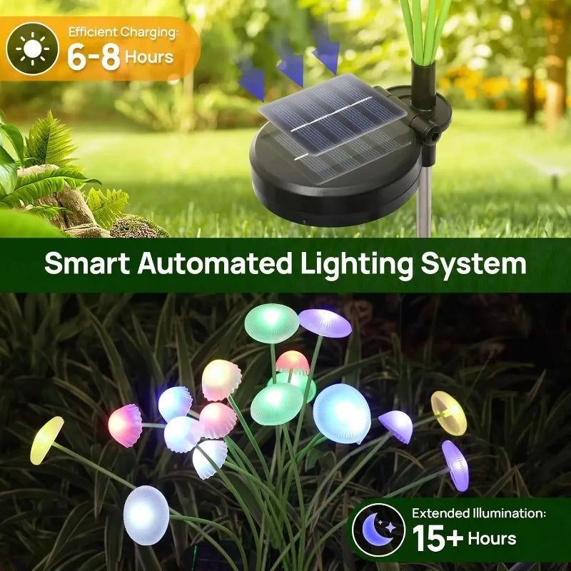 Solar Mushroom Garden Lights – Waterproof Outdoor Decor