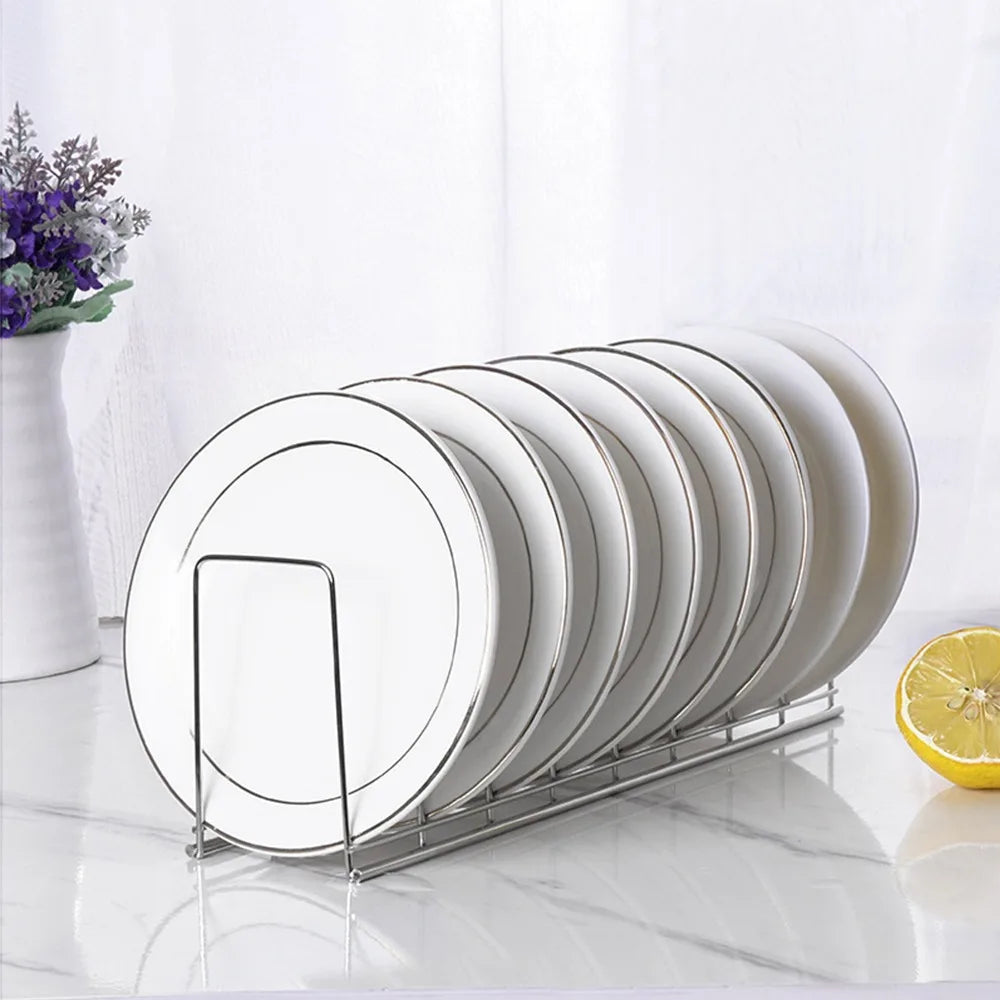 Stainless Steel Dish Drying Rack – Multipurpose Plate Organizer