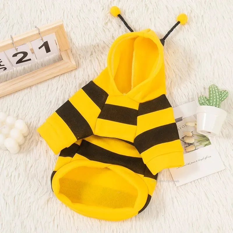 Bee Costume Hoodie for Dogs & Cats – Halloween