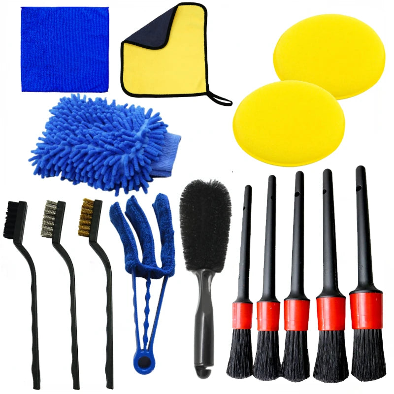 Car Detailing Brush Set – Complete Auto Cleaning Kit