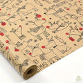 Christmas Wrapping Paper Roll – Reindeer Design