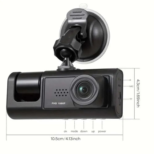 1080P Dual Dash Cam – Front & Cabin