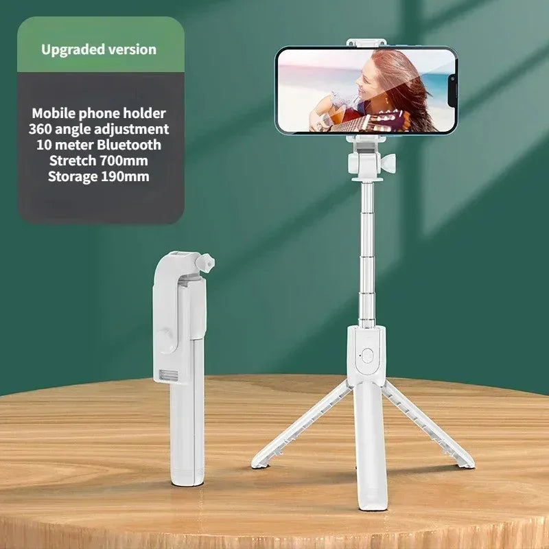 Selfie Stick Tripod with Fill Light – Wireless Remote