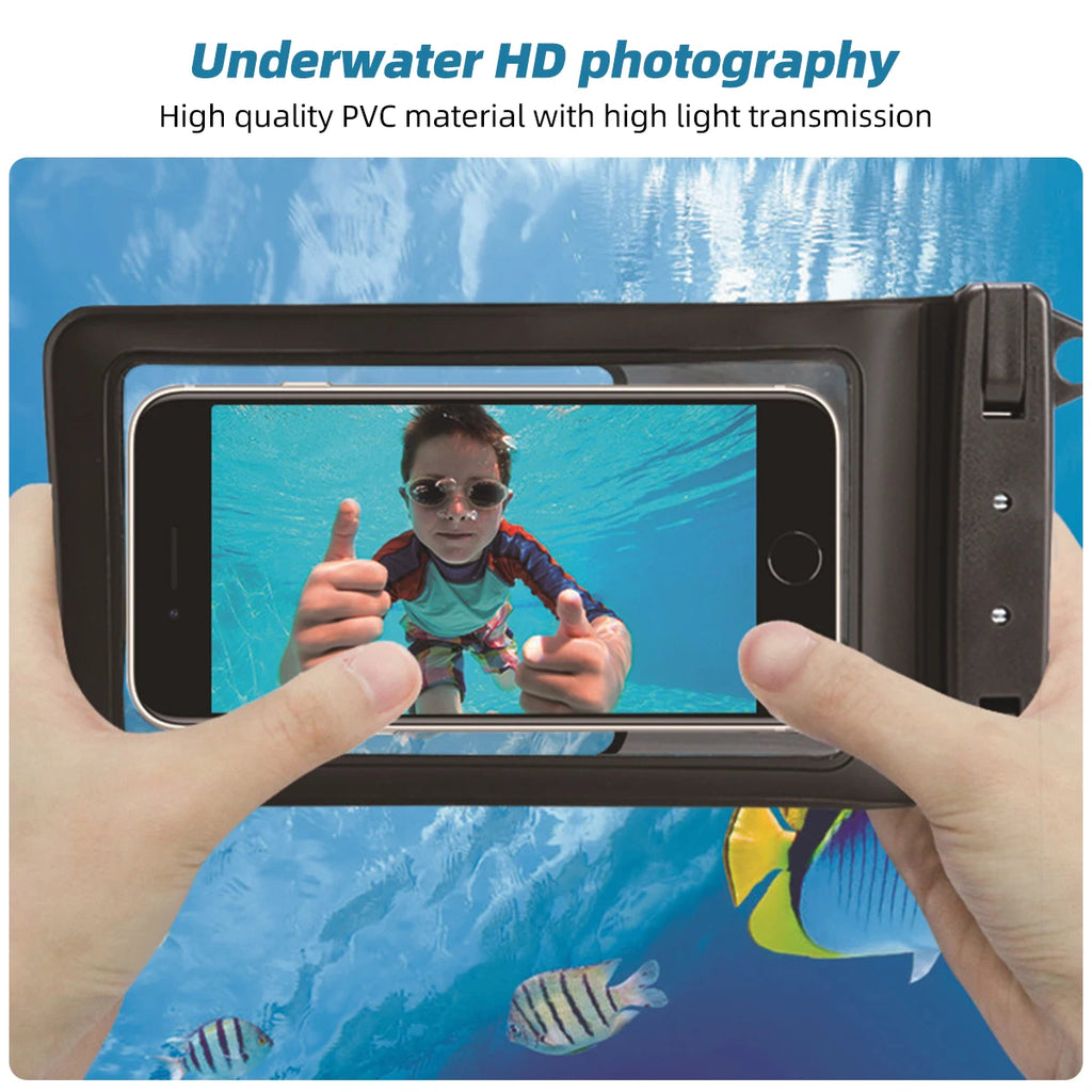 Full-View Waterproof Phone Case – Underwater Photos