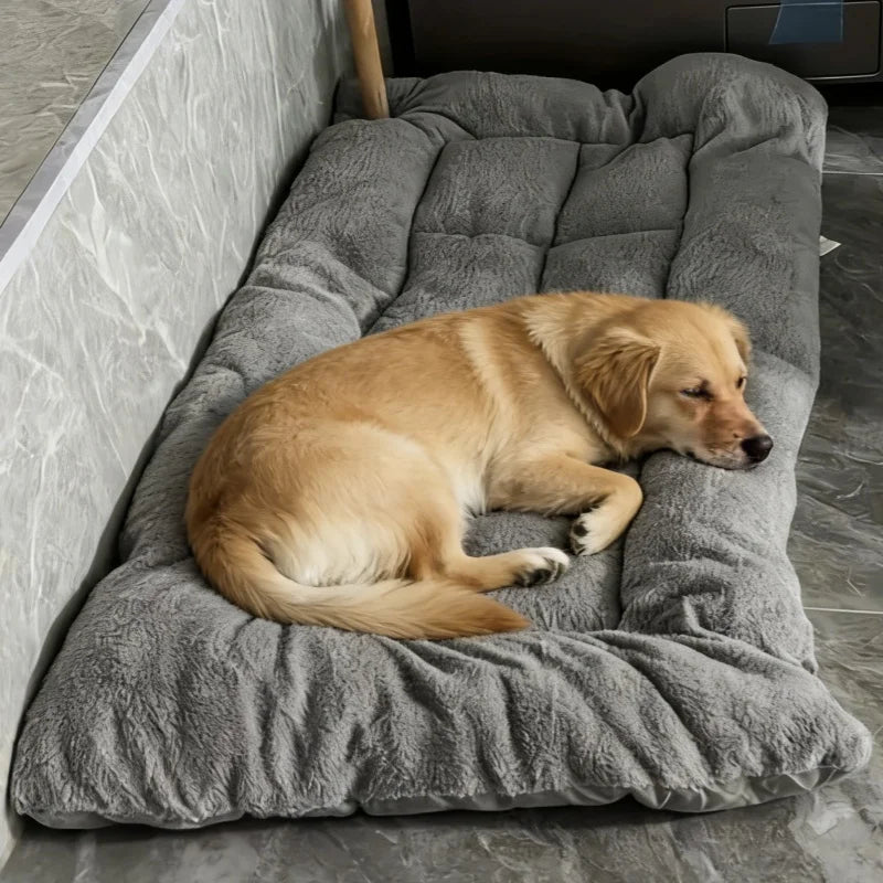 Extra Large Plush Calming Dog Bed