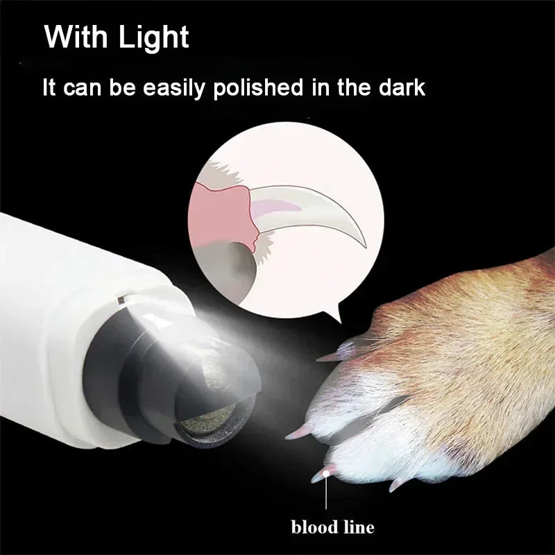 Electric Dog Nail Grinder – Rechargeable